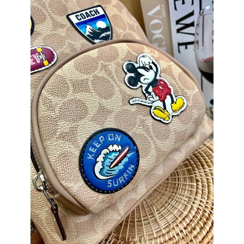 กระเป๋าสะพายหลัง-coach-japan-limited-disney-x-coach-mickey-mouse-backpack