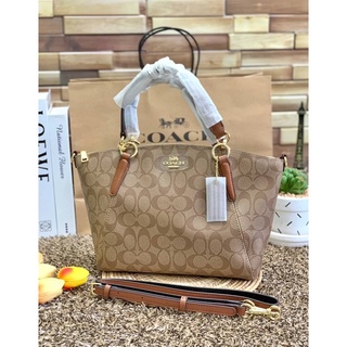 COACH 28989 KELSEY IN SIGNATURE CANVAS SHOULDER BAG