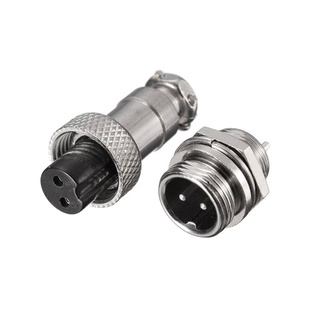 GX12 2p 4p 5p Aviation Circular Connector Male Plug & Female Socket Diameter 12mm