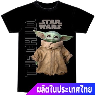 【100% cotton】ผู้ชายและผู้หญิง Star Wars The Child Little &amp; Big Mens T Shirt discount รุ่นคู่
