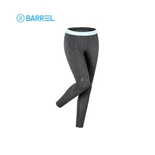 BARREL กางเกงออกกำลังกาย WOMEN CIRCLE BAND LEGGINGS - MELANGE GREY 3FLWA001MGY