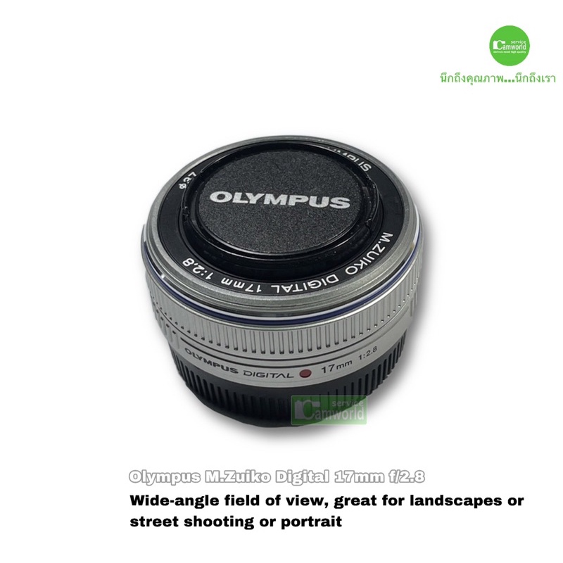 olympus-m-zuiko-17mm-f-2-8-lens-prime-เลนส์ฟิก-for-olympus-panasonic-ถ่ายวิว-ถ่ายคนสวย-ละลายหลัง-used-มือสองประกัน3เดือน