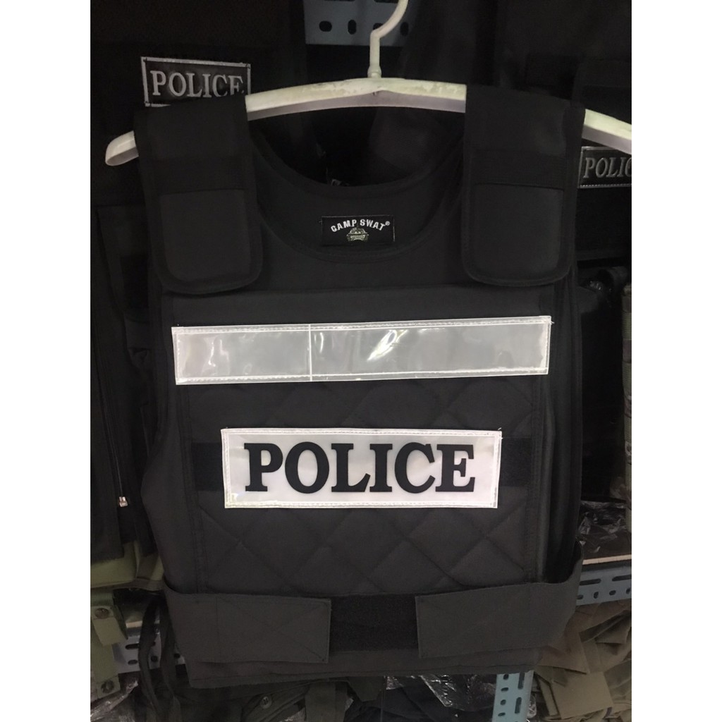 เสื้อเกราะ-police-เสื้อเกราะอ่อน-ยี่ห้อ-camp-swat-เกราะก้ามปู-เกราะจิ๋ว