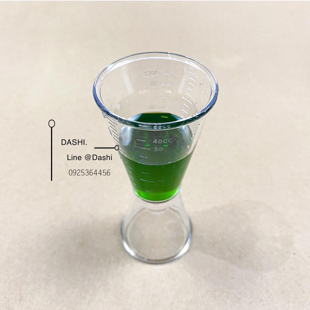 จิ๊กเกอร์-3-ชิ้น-40-ml-double-jigger-plastic-จิ๊กเกอร์พลาสติก-ตวงไซรัป-ค็อกเทล