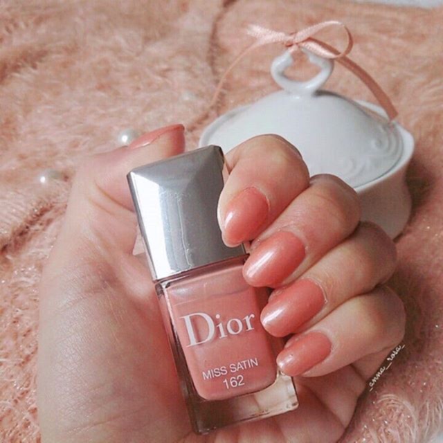 Christian Dior Vernis Nail Lacquer Limited Edition สี 162 Miss Satin  10ml(nobox) | Shopee Thailand