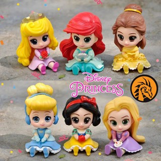 🔥พร้อมส่ง ยกเซ็ต 6 ตัว🔥โมเดล เจ้าหญิงดีสนีย์ Disney Princess หน้าสวย ขนาด 7.5 ซม. เกรดพรีเมี่ยม งานสวย น่ารักมากครับผม❤