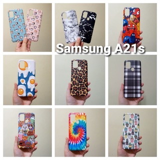 เคสแข็ง Samsung A21s มีหลายลาย เคสไม่คลุมรอบนะคะ เปิดบน เปิดล่าง (ตอนกดสั่งซื้อ จะมีลายให้เลือกก่อนชำระเงินค่ะ)