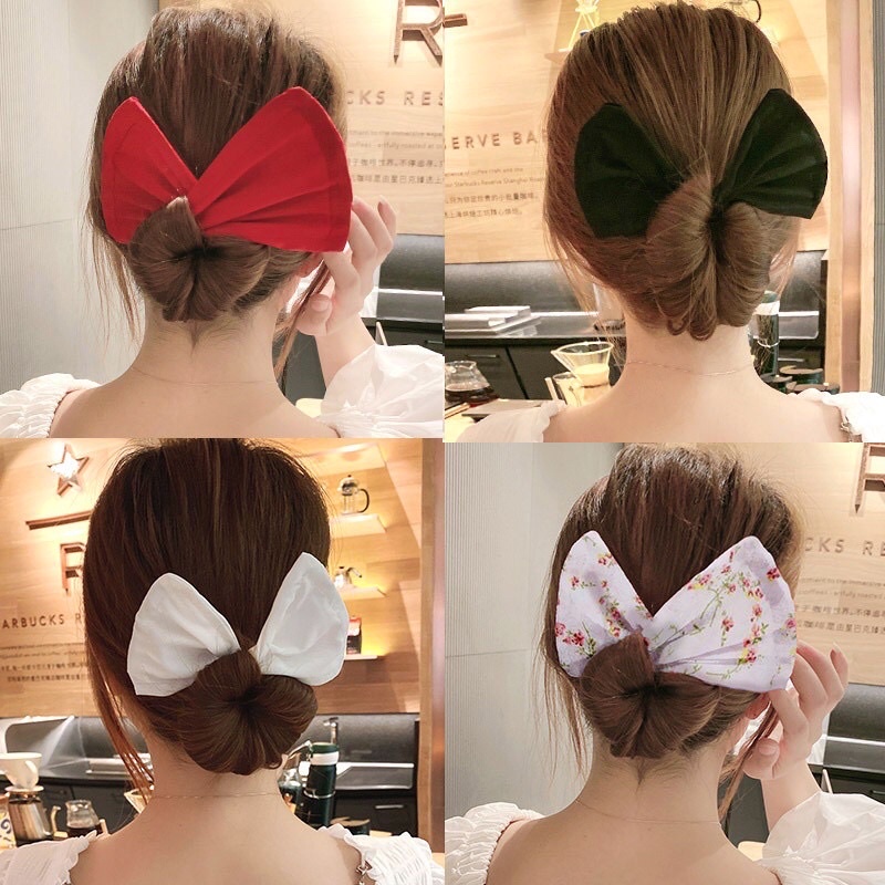 ส่งจากไทย-magic-twist-โบว์มัดผมเกาหลี-hair-bun-ม้วนผม-เกล้าผม