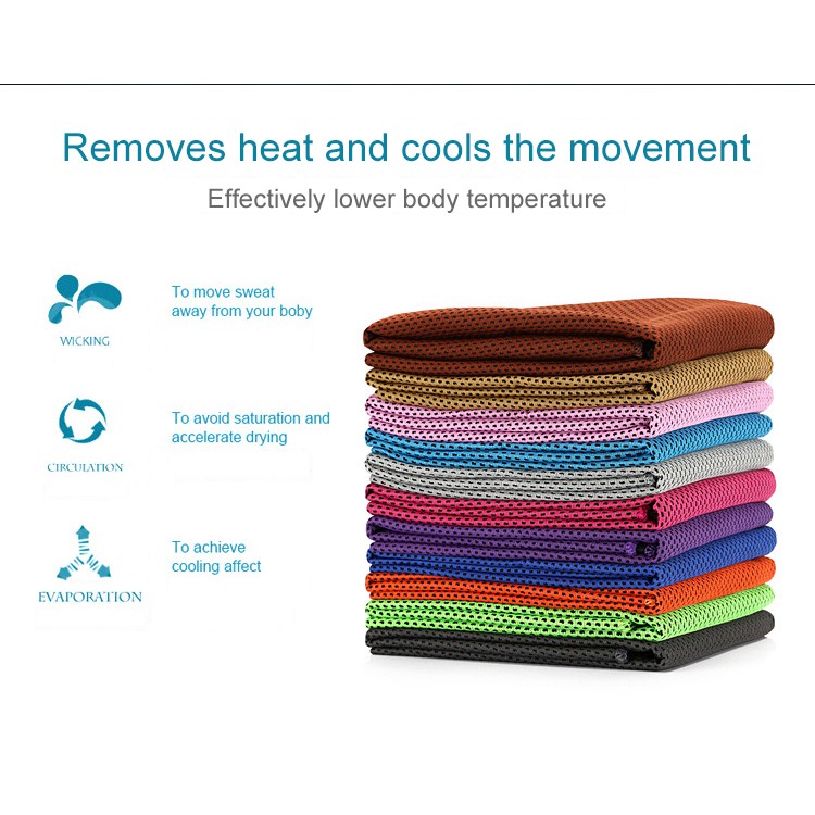 cool-towel-ผ้าเย็นแบบพกพา-ผ้าขนหนูไมโครไฟเบอร์-ผ้าเย็นสดชื่น-สำหรับให้ความเย็นทันที-ผ้าพันคอเย็นสำหรับออกกำลังกาย