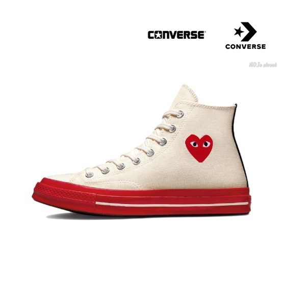 comme-des-garcons-play-x-converse-chuck-taylor-all-star-1970s-high-white-red-ของแท้-100-แนะนำ