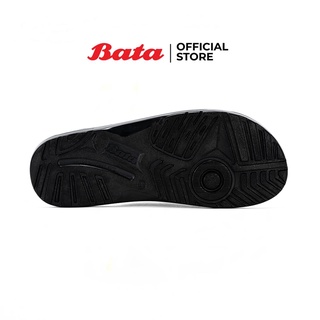 ภาพขนาดย่อของภาพหน้าปกสินค้า* * Bata บาจา รองเท้าแตะผู้ชาย รองเท้าแตะรองเท้าแบบสวม สำหรับผู้ชาย สีดำ 8616287 จากร้าน bata_officialstore บน Shopee ภาพที่ 5