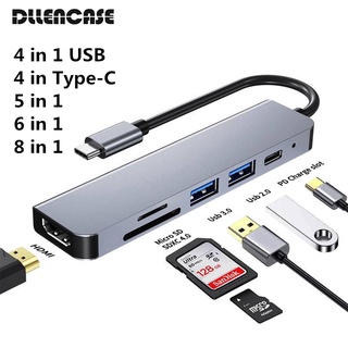 ภาพหน้าปกสินค้าDanycase Usb Hub C Hub อะแดปเตอร์ 6 In 1 Usb C To Usb 3.0 Hdmi-Compatible For Dock สําหรับ Usb-C Type C 3.0 อะแดปเตอร์แยกสายเคเบิ้ล ที่เกี่ยวข้อง