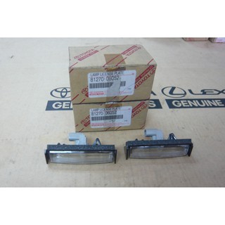 151. 81270-06052 ไฟส่องป้าย CAMRY ปี 2006-2009 ของแท้ เบิกศูนย์ โตโยต้า Toyota (TTGSHO)