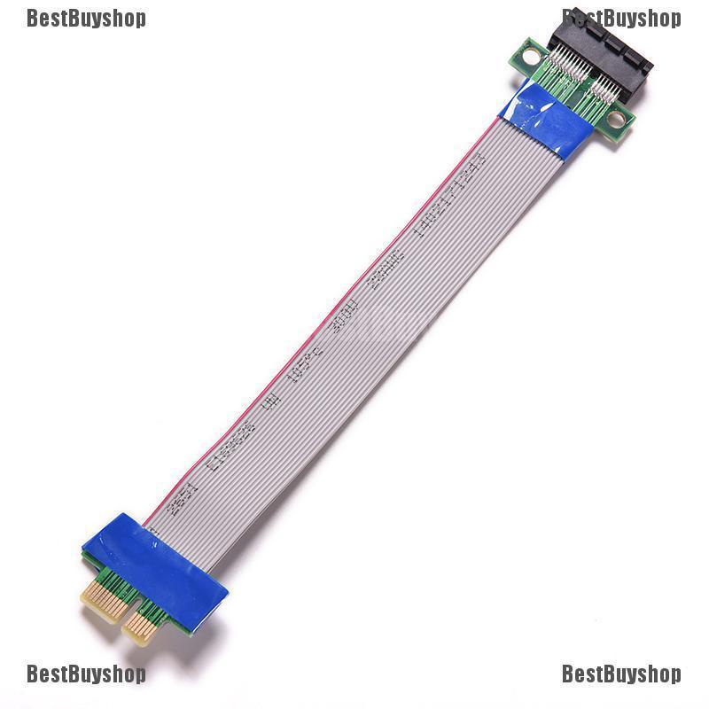 Span-new อะแดปเตอร์การ์ดไรเซอร์ขยาย PCI-E Express 1X สายเคเบิลแพร