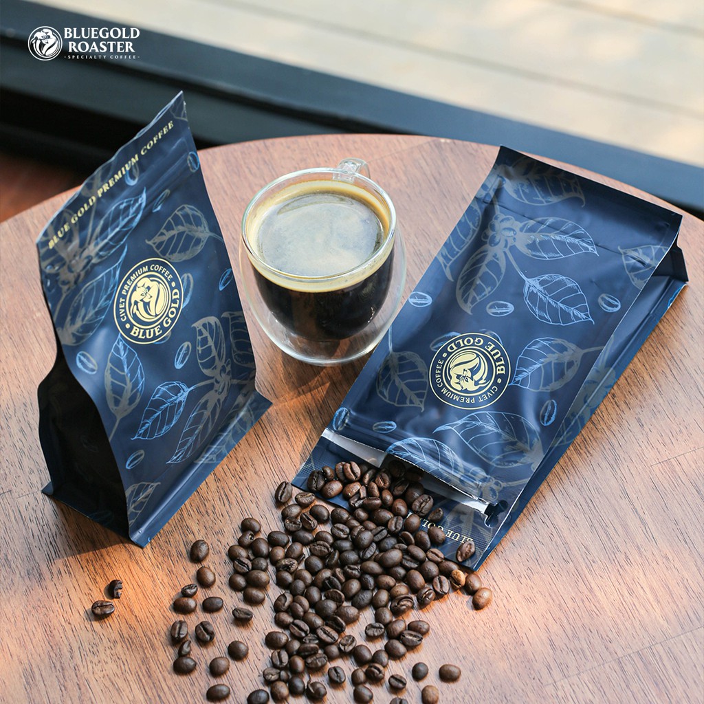 เมล็ดกาแฟขี้ชะมดแท้พรีเมียม-100-civet-premium-coffee-100-จากไร่กาแฟขี้ชะมด-bluegold