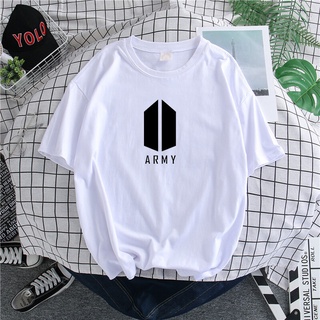 เสื้อยืดลําลอง แขนสั้น พิมพ์ลาย BTS ARMY ทรงหลวม โอเวอร์ไซซ์ สไตล์วินเทจ คุณภาพสูง สําหรับผู้ชาย ผู้หญิง 2022