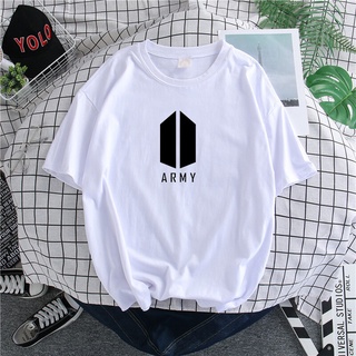 เสื้อยืดลําลอง แขนสั้น พิมพ์ลาย BTS ARMY ทรงหลวม โอเวอร์ไซซ์ สไตล์วินเทจ คุณภาพสูง สําหรับผู้ชาย ผู้หญิง 2022