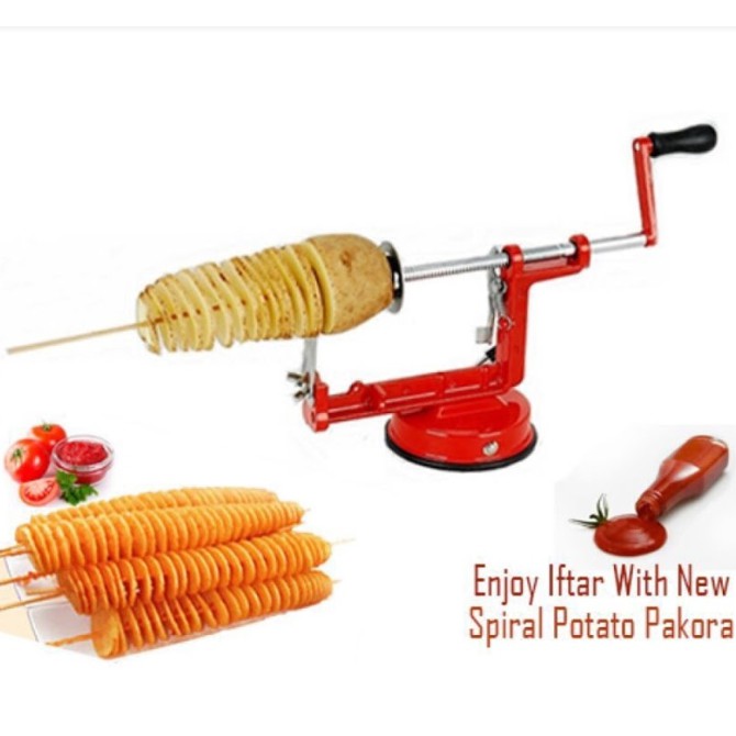 spiral-potato-slicer-เครื่องปั่นมันฝรั่งเกลียวตั้งโต๊ะ