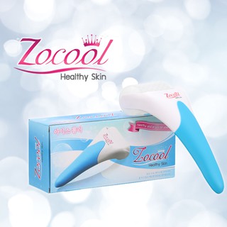 Zocool ลูกกลิ้งน้ำแข็ง Derma Roller ใช้กลิ้งหน้าใส รักษาสิว และเพิ่มความเนียนก่อนแต่งหน้า (สีฟ้า)