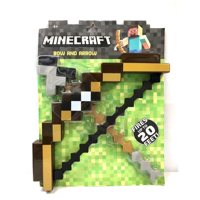 ภาพหน้าปกสินค้าของเล่น ธนูไมน์คราฟต์ bow and arrow of Minecraft