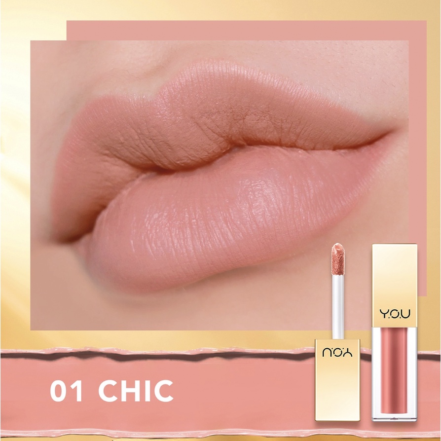 Y O U Rouge Velvet Matte Lip Cream Shade