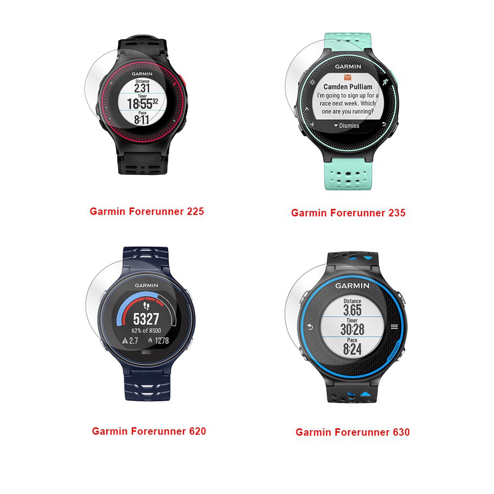 ภาพหน้าปกสินค้าแผ่นสะท้อนภาพกระจกนิรภัย 2.5 แผ่นสำหรับผู้เบิกทาง Garmin 225/235/620/630 Smart Watch