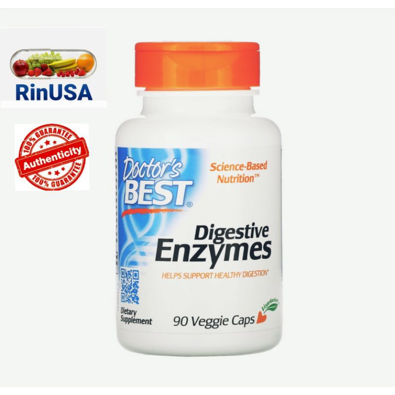 Pre Order Doctor's BEST Digestive Enzymes เอนไซม์ ช่วย ย่อย 90 Veggie ...