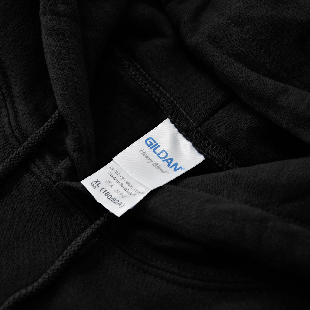 ภาพหน้าปกสินค้าGildan Heavy Blend Adult Hooded Sweatshirt Black ฮู้ดแบบสวม - ดำ จากร้าน limillust บน Shopee