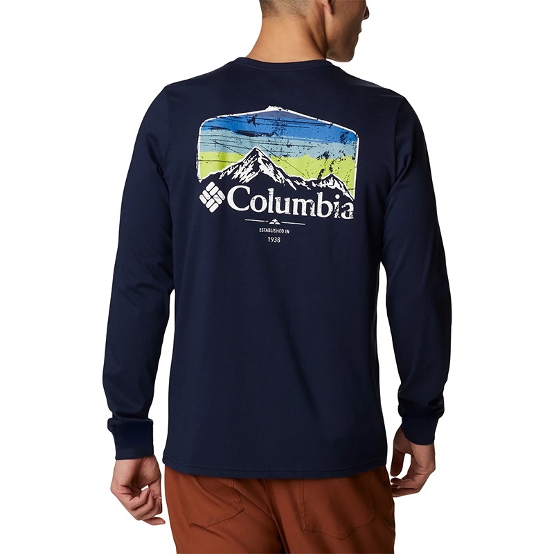 ใหม่-columbia-columbia-เสื้อยืดคอกลม-แขนยาว-ผ้าฝ้าย-ใส่สบาย-สําหรับผู้ชาย