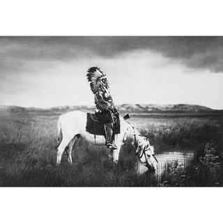 โปสเตอร์ ภาพรูปถ่าย อเมริกัน อินเดียแดง Native American Indian POSTER 24”x35” Inch Photo America Western V1