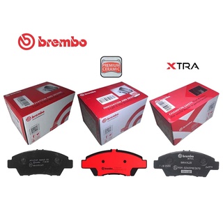 ผ้าเบรค BREMBO TOYOTA HILUX REVO PRERUNNER [2WD, 4WD], SMART CAB [4WD] [โตโยต้า ไฮลักซ์ รีโว่] ปี 15-&gt; ตัวยกสูง
