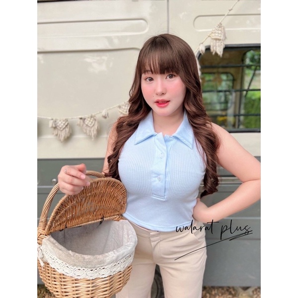 เสื้อคล้องคอสาวอวบอ้วน
