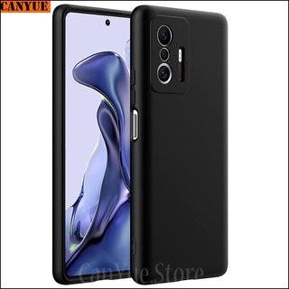 Xiaomi Mi 11T 10 Pro 11 Lite Ultra Redmi Note 10 10s Note10 Pro (4G)  (5G) Redmi10 Mi 11T 11Tpro 11 11Lite 11Ultra 11Pro 10 10Pro Soft TPU Case Back Cover Matte Silicon Phone Casing Black Rubber Shell