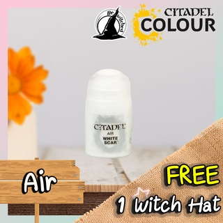 (Air) WHITE SCAR Citadel Paint แถมฟรี 1 Witch Hat
