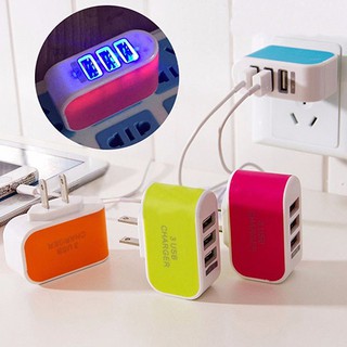 สินค้า ปลั๊กติดตั้ง LED Triple USB Ports ที่บ้าน