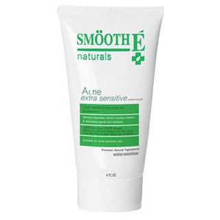 Smooth E Acne Extra Sensitive Cleansing Gel 4 ออนซ์ สมูทอี