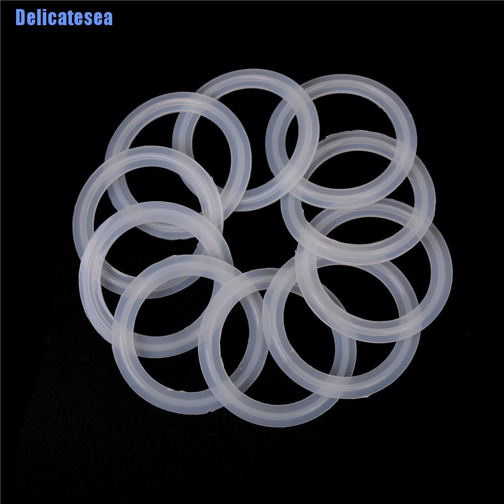 delicatesea-ปะเก็นซิลิโคน-2-นิ้ว-อุปกรณ์เสริม-สําหรับปลอกโลหะ-64-มม-10-ชิ้น