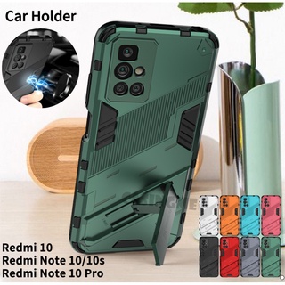 ปลอกใส่รถ Redmi 10 Note10 Note10Pro กันกระแทก Redmi10 Note 10s 10 Pro 4G 5G Armor Phone Case Hard Back Cover Casing