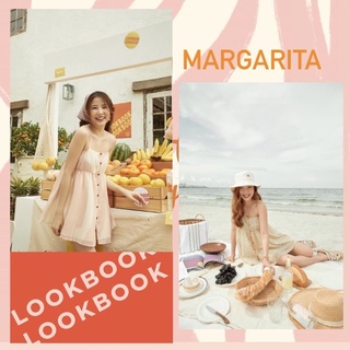 New🍋 Lookbooklookbook Margarita top ☀️เสื้อสายเดี่ยว S พร้อมส่ง