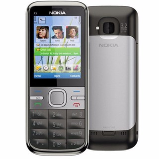 โทรศัพท์มือถือโนเกียปุ่มกด NOKIA C5 (สีดำ)  3G/4G  รุ่นใหม่2020 รองรับภาษาไทย