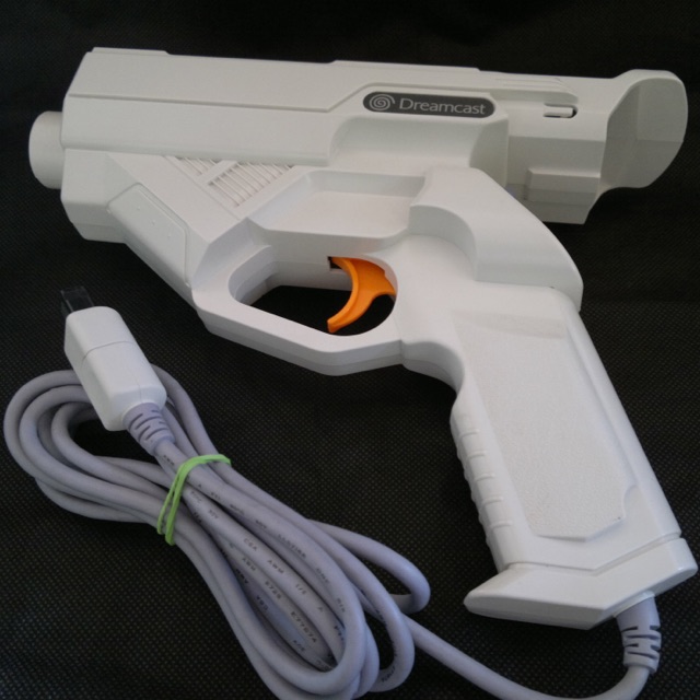 Sega Dreamcast light gun จอยปืนสำหรับเครื่องดรีมคาสท์ Shopee Thailand