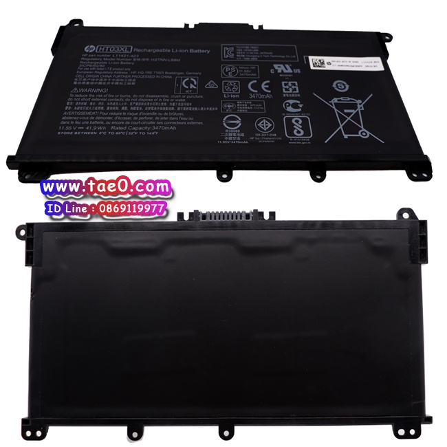 แบตเตอรี่-โน๊ตบุ๊ค-hp-14-ck0007tu-ck0007tx-ck0008la-ht03xl-อะไหล่-ใหม่-แท้-ตรงรุ่น-รับประกันศูนย์-hp