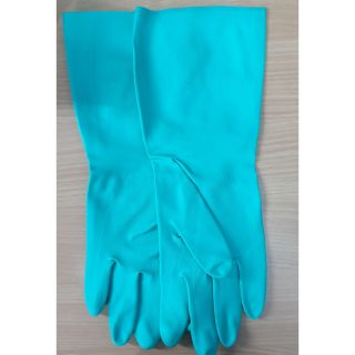 ถุงมือไนไตร ป้องกันสารเคมี หนา 18 mil ยาว 13นิ้ว สำหรับงานหนัก (Heavy Duty Gloves) (1คู่)