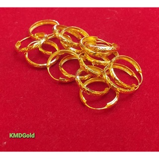 สินค้า KMDGold ต่างหูทอง 90%นำ้หนักตามชั่ง ทองแท้เยาวราชขายได้จำนำได้