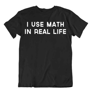 [S-5XL] เสื้อยืด พิมพ์ลาย I use the math in Real Life สไตล์คลาสสิก ไม่ซ้ําใคร สําหรับผู้ชาย
							
							โชว์ชื่อเรื่อ