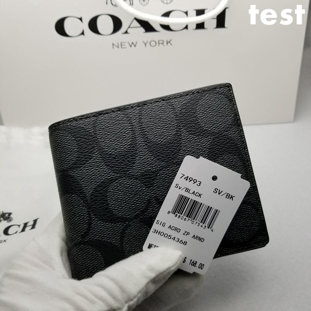 กระเป๋าสตางค์-coach-f74993-กระเป๋าสตางค์ผู้ชาย-กระเป๋าสตางค์ใบสั้น-กระเป๋าสตางค์หนัง-กระเป๋าสตางค์บัตร