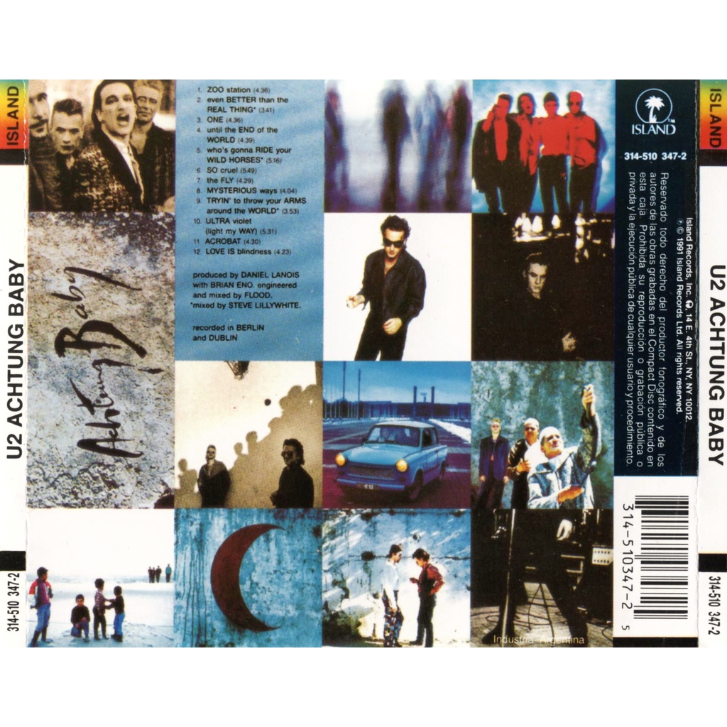 ซีดีเพลง-cd-u2-1991-achtung-baby-ในราคาพิเศษสุดเพียง159บาท
