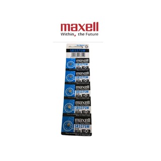 ถ่านนาฬิกา ถ่านกระดุม Maxell SR527SW (319) Silver Oxide Battery 1.55V (Made in JAPAN) ถ่านใหม่ ของเเท้