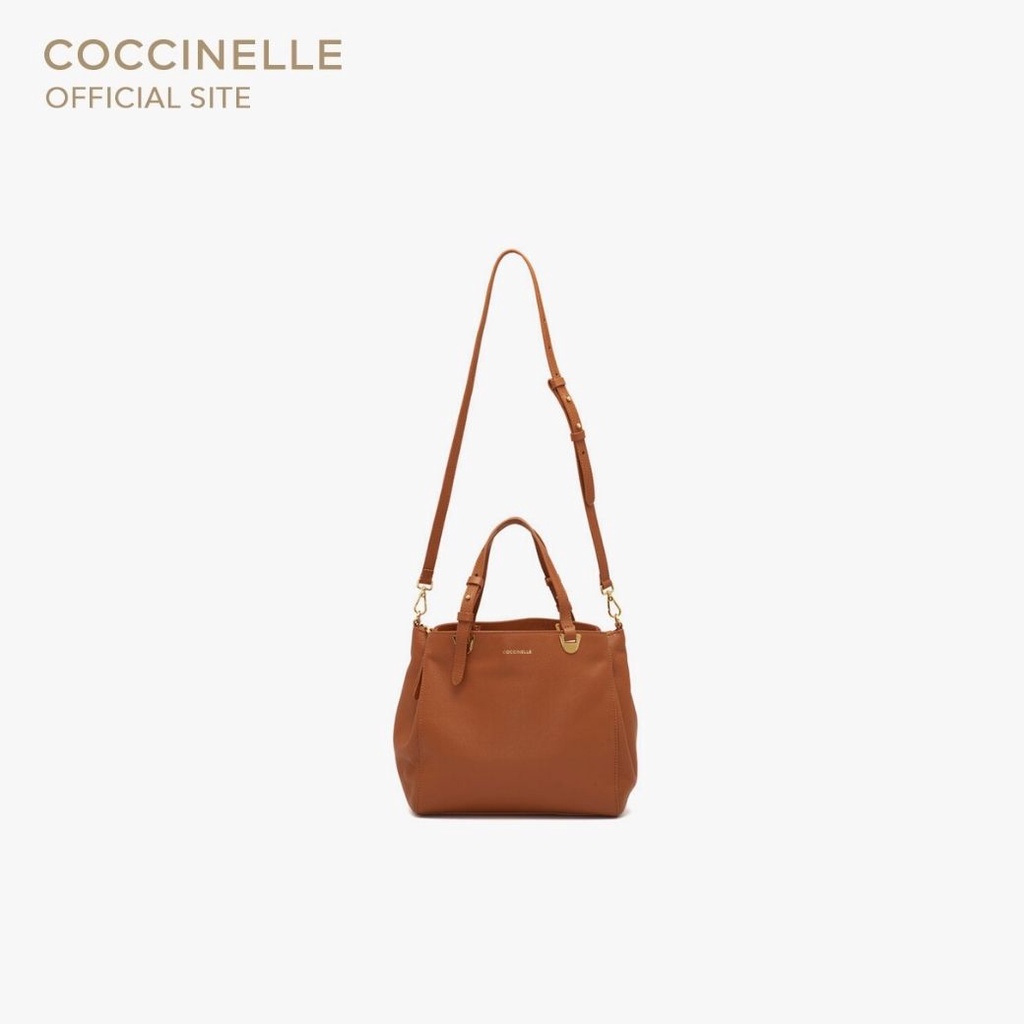 coccinelle-กระเป๋าถือผู้หญิง-รุ่น-lea-handbag-180101-สี-caramel