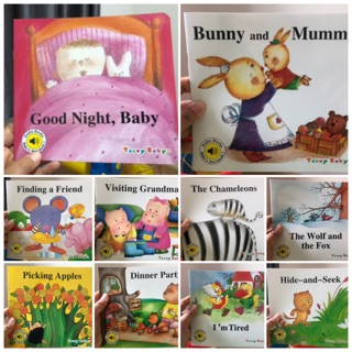 Baby story book 1  1ชุด 10เล่ม หนังสือนิทานเสียง พร้อมเสียงประกอบ